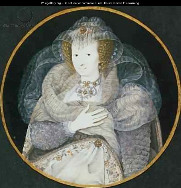 Portrait of Frances Countess Howard - Isaac Oliver