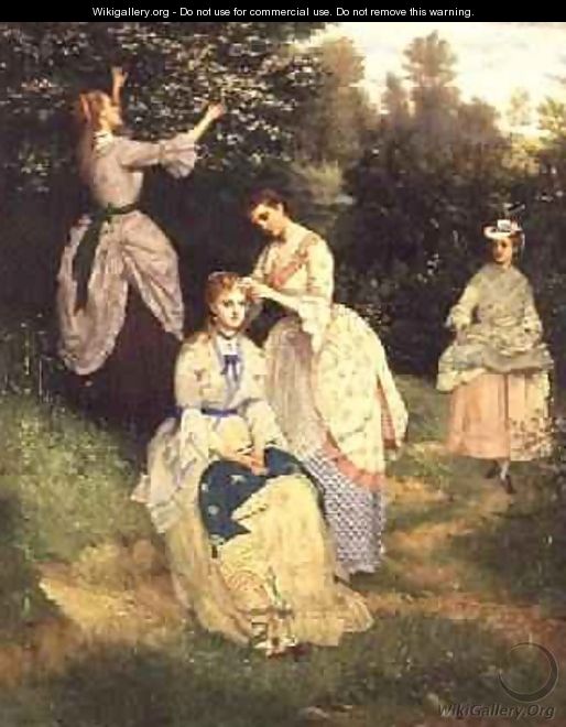 A Springtime Idyll 1871 - William Oliver