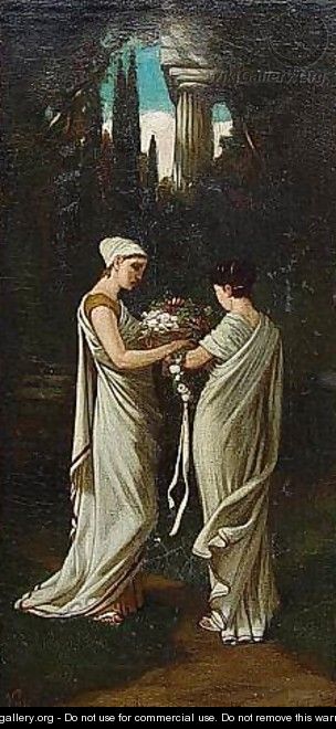 Greek Maidens - Elihu Vedder