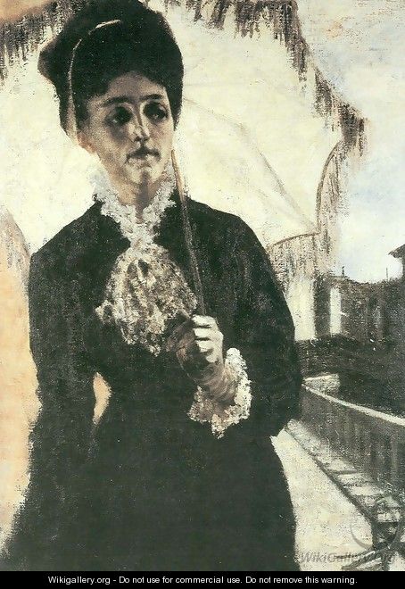 Portrait der Signora Torelli - Giovanni Segantini