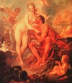 The Visit of Venus to Vulcan (detail) - François Boucher
