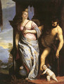Allegory of Wisdom and Strength, The Choice of Hercules or Hercules and Omphale (original by Paolo Veronese) - François Boucher