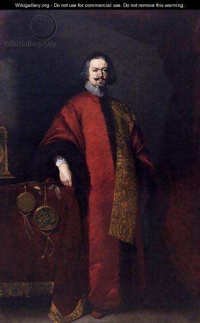 Portrait of a Knight - Bernardo Strozzi