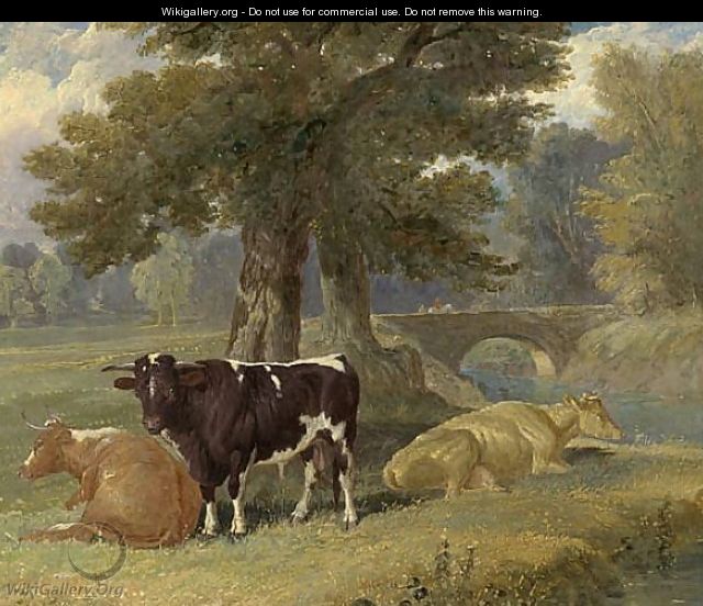 Pastoral Scene with Cows - John Frederick Herring Snr