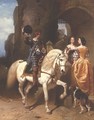 The Cavalier's Visit - John Frederick Herring Snr