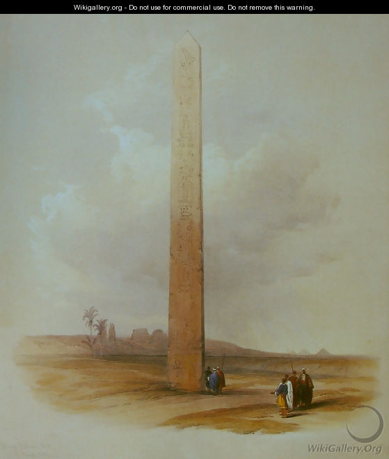 Obelisk of On - David Roberts