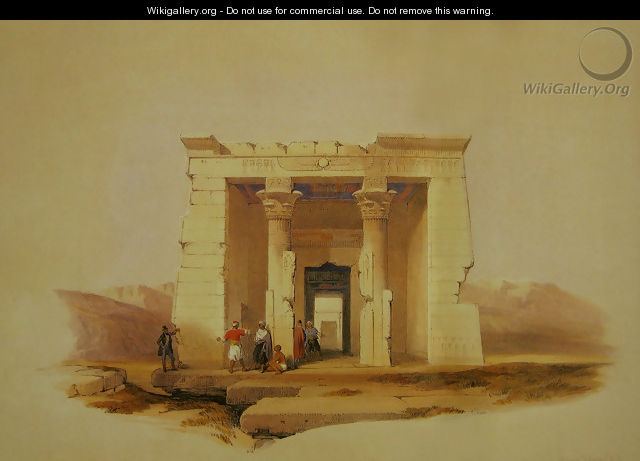09 Temple of Dandour, Numbia - David Roberts