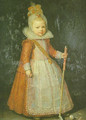 Portrait of a young boy holding a cane - Cornelis De Vos