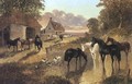 The Evening Hour Horses And Cattle - John Frederick Herring, Jnr.