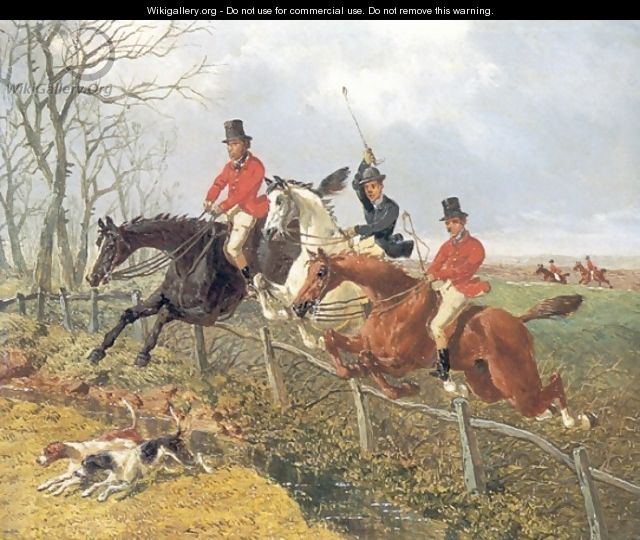 Over the Fence Foxhunting - John Frederick Herring, Jnr.