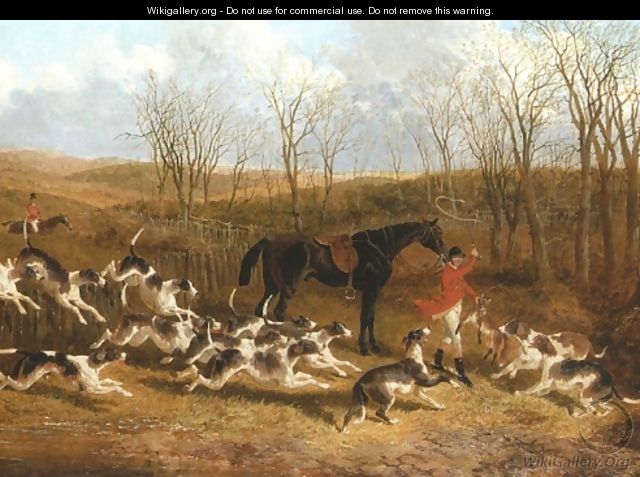 Foxhunting, The Kill - John Frederick Herring, Jnr.