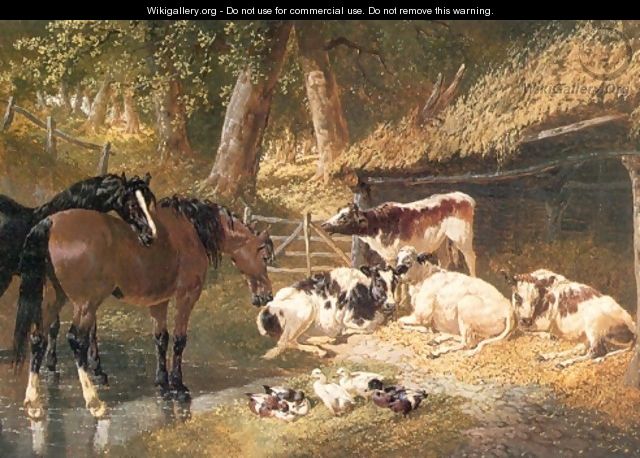 Farm Yard Friends - John Frederick Herring, Jnr.
