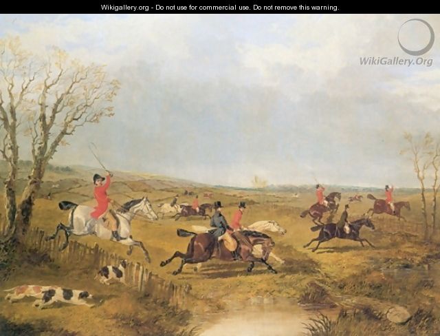 Full Cry Foxhunting Print 1844 - John Frederick Herring Snr