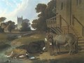 Donkey And Ducks 1833 - John Frederick Herring Snr