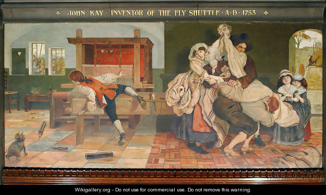 John Kay, Inventor of the Fly Shuttle - Ford Madox Brown