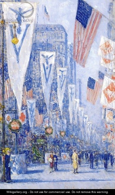 Victory Day, May 1919 - Childe Hassam