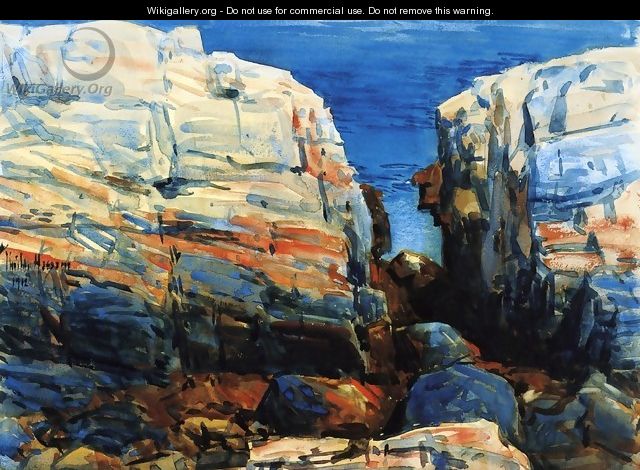 The Gorge, Appledore - Childe Hassam
