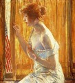 The Flag Outside Her Window, April 1918 - Childe Hassam