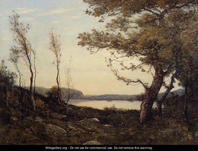 Landscape with Lake - Henri-Joseph Harpignies