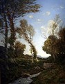 Grande Paysage, 'Le Ruisseau, Paysage D'Automne' (The Brook, Autumn Landscape) - Henri-Joseph Harpignies
