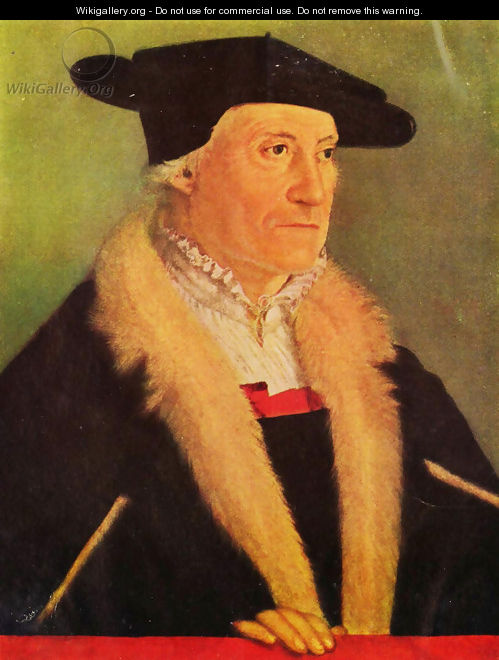 Portrait of Kosmographen Sebastian Münster - Christoph Amberger