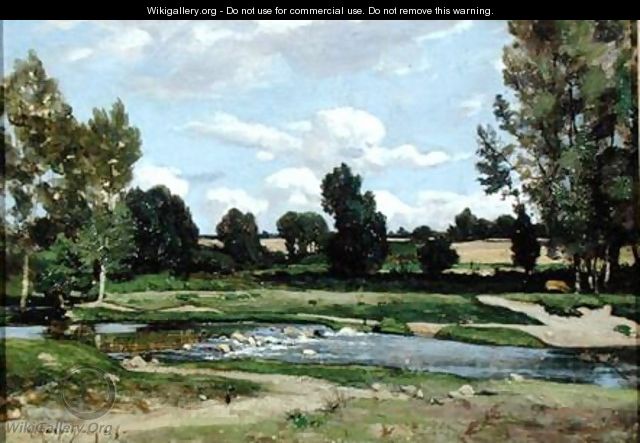 The River - Henri-Joseph Harpignies