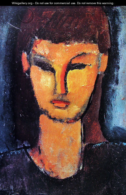 Head of a young woman 2 - Amedeo Modigliani