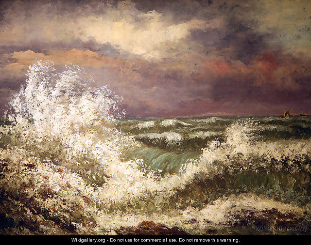 The Wave 4 - Gustave Courbet