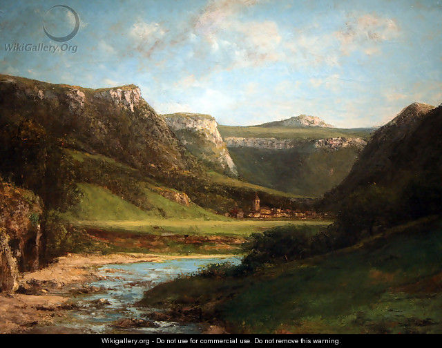 Landscape in the Jura - Gustave Courbet