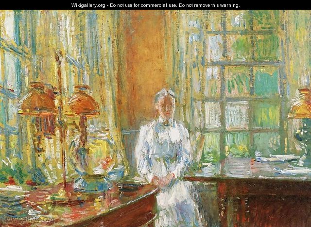 Mrs. Holley of Cos Cob, Connecticut - Childe Hassam