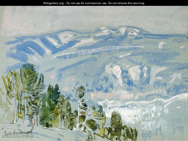 Looking towards Mount Adams from Mount Hood - Childe Hassam