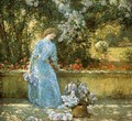 Lady in the Park - Childe Hassam