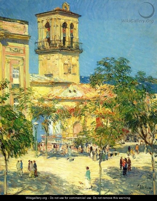 Street of the Great Captain, Cordoba - Childe Hassam