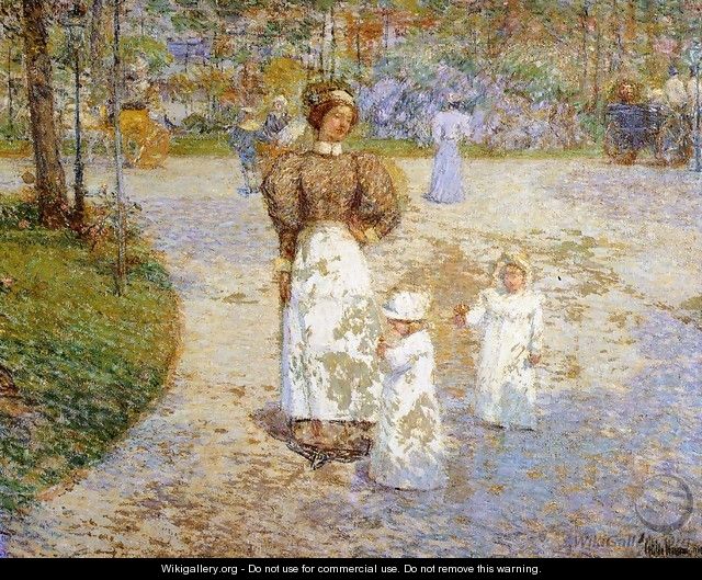Spring in Central Park - Childe Hassam