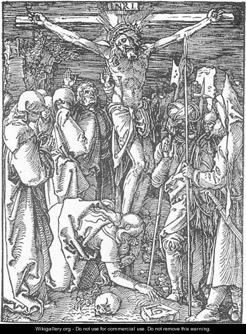 Small Passion, 24. Christ on the Cross - Albrecht Durer
