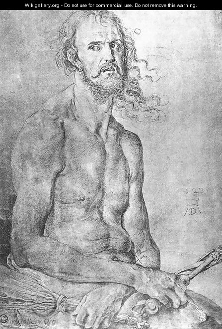 Self-Portrait as the Man of Sorrows - Albrecht Durer
