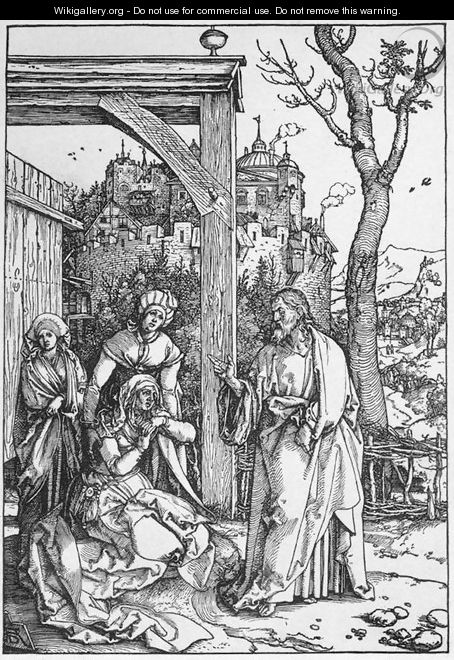 Life of the Virgin, 16. Christ Taking Leave of his Mother - Albrecht Durer