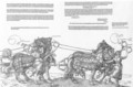 Triumphal Chariot (7-8) - Albrecht Durer