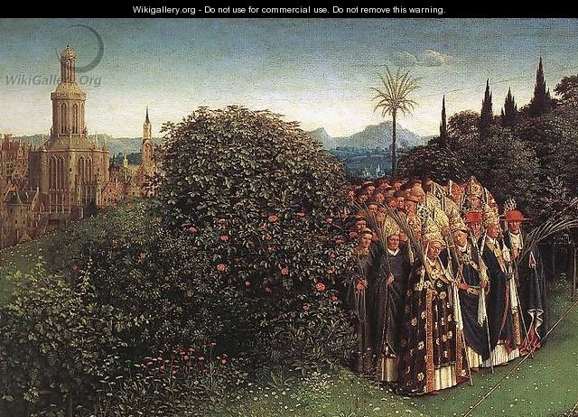 Portrait of Giovanni Arnolfini and his Wife (detail) 6 (2) - Jan Van Eyck