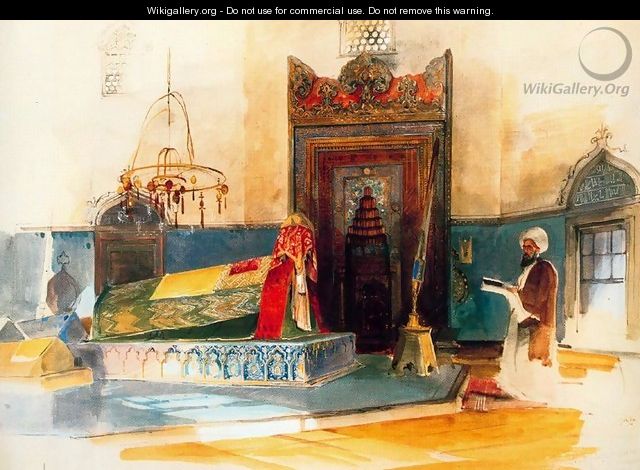 The Tomb of Sultan Beyazit, Constantinople - John Frederick Lewis