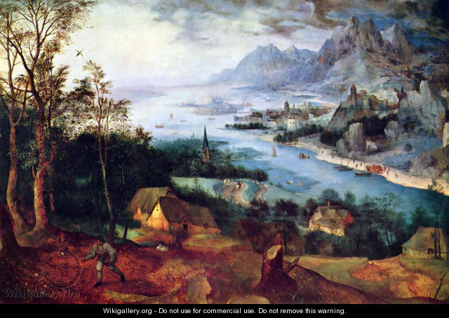 River Landscape with a Sower - Pieter the Elder Bruegel