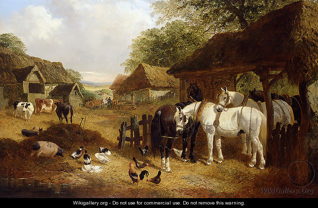 Farmyard Scene 3 - John Frederick Herring, Jnr.