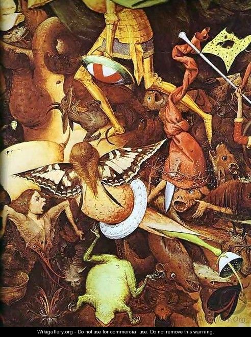 The fall of the rebel angels (detail 2) - Pieter the Elder Bruegel
