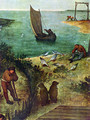 Netherlandish Proverbs (detail 3) - Pieter the Elder Bruegel