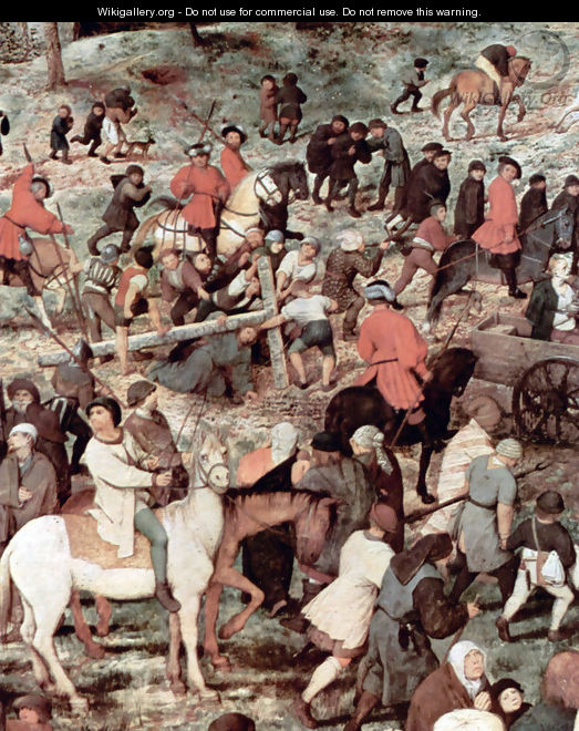 Christ Carrying the Cross (detail 4) - Pieter the Elder Bruegel