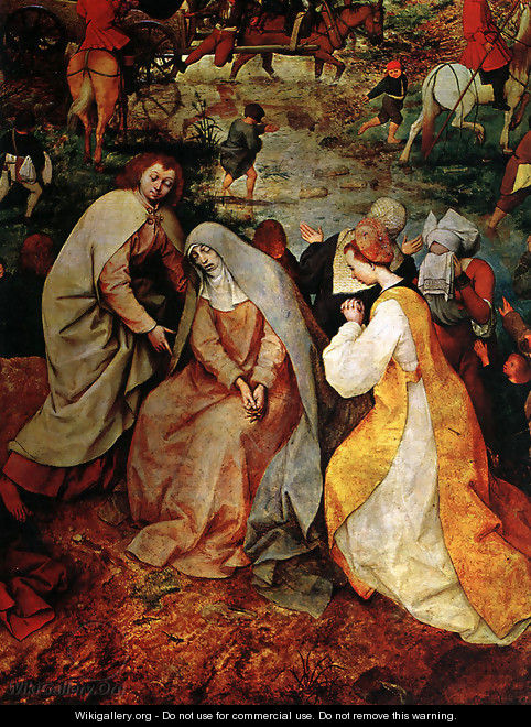 Christ Carrying the Cross (detail 1) - Pieter the Elder Bruegel