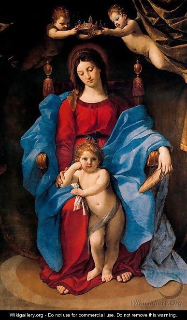The virgin of the chair - Guido Reni
