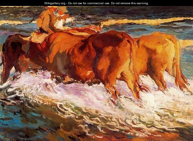 Oxen (Study for 