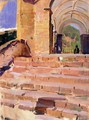 Church Roncal stairs - Joaquin Sorolla y Bastida