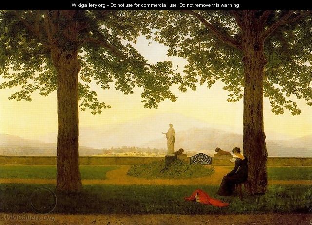 The Garden Terrace - Caspar David Friedrich
